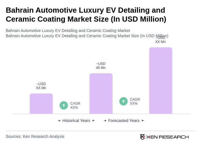 Bahrain Automotive Luxury EV Detailing and Ceramic Coating Market Size Bahrain Automotive Luxury EV Detailing and Ceramic Coating Market Size